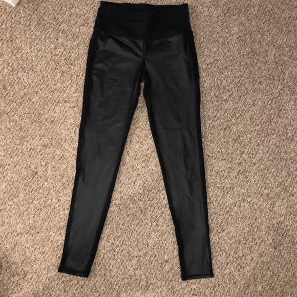 Athleta Pants - Athleta Leather leggings